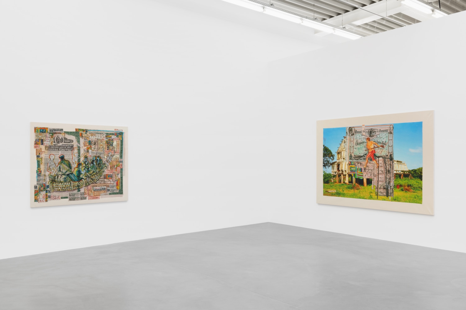 Raw Materials (Installation View) Almine Rech, Brussels, Belgium, March 7 - April 13, 2024. Courtesy of the artist and Almine Rech Gallery. Photo credit: Hugard &amp;amp; Vanoverschelde Photography.