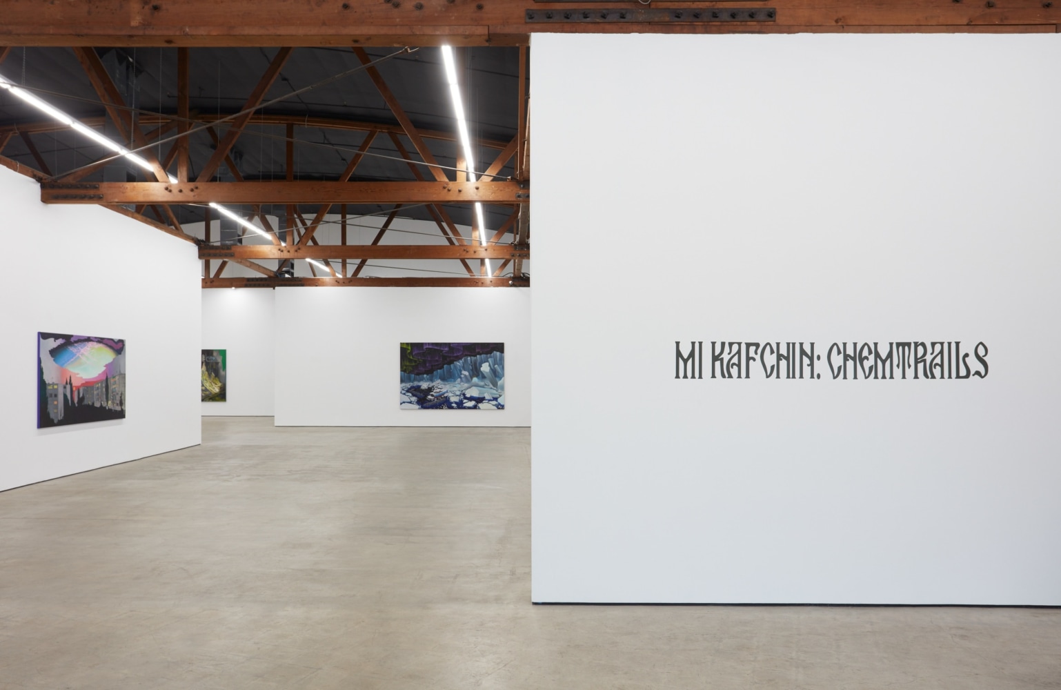 Hortensia Mi Kafchin: Chemtrails (installation view), Nicodim, Los Angeles, CA (April 20 &amp;ndash; June 1, 2019)