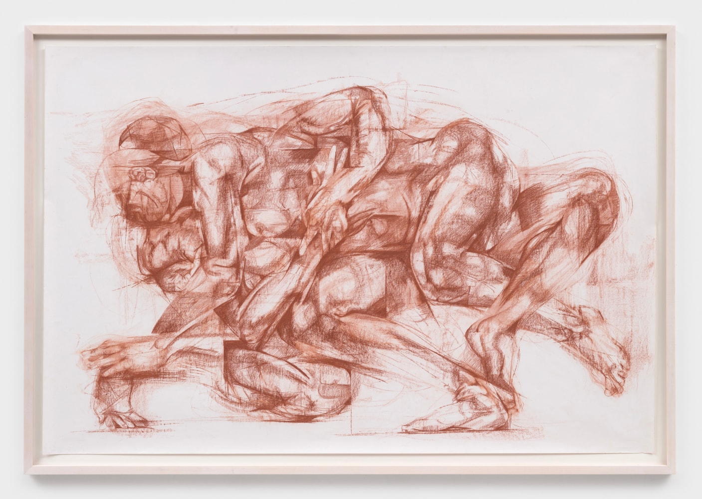 Grace Carney
Drawing XIV, 2022
sanguine crayon on paper
image: 48 x 72 ins. (121.9 x 182.9 cm)
frame: 52 1/2 x 76 1/2 ins. (133.3 x 194.3 cm)