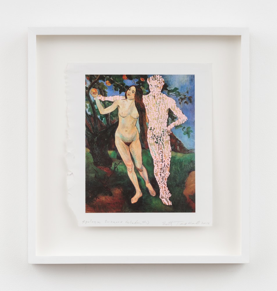 Betty Tompkins, Apologia (Suzanne Valadon #1), 2018
