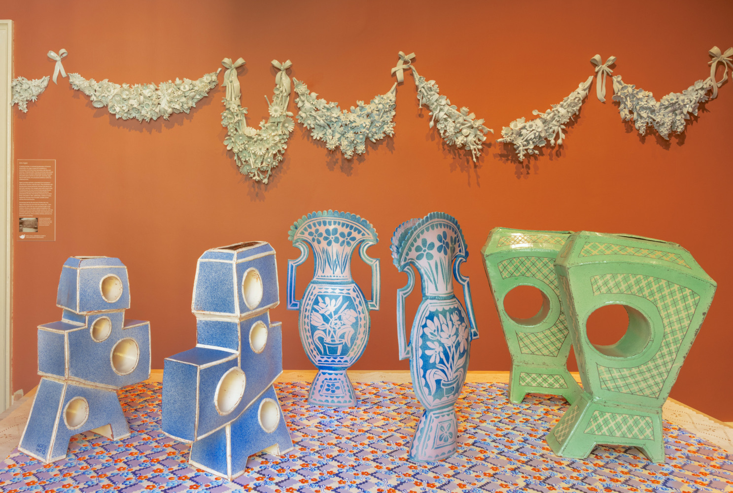 EMILY COLE: Ceramics, Flora &amp;amp; Contemporary Responses (Installation View) Thomas Cole House, Catskill, NY, May 3 &amp;ndash; November 2, 2025.