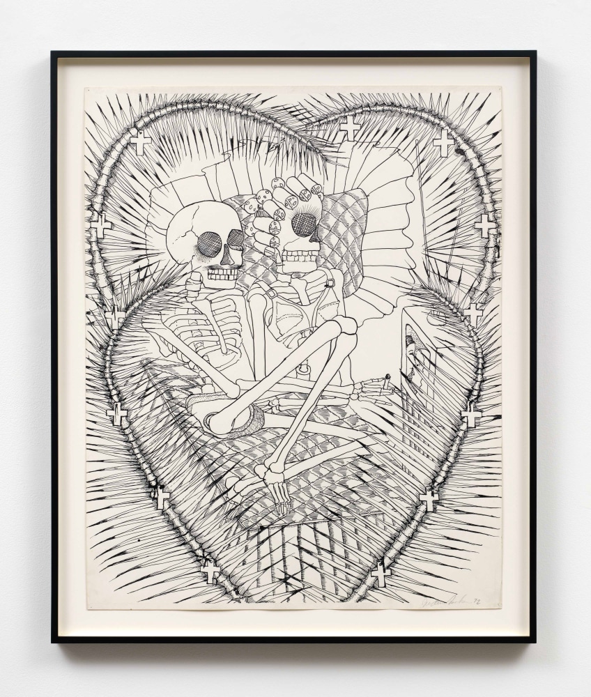 Judith Linhares
Lovers, 1972
signed and dated, recto
Ink on Paper
23 x 29 ins.
58.4 x 73.7 cm