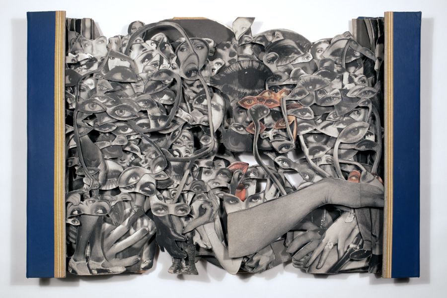 Brian Dettmer, Four Fabulous Faces, 2015