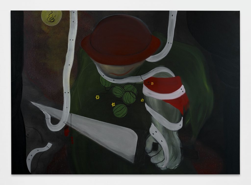 Owen Fu
Midnight Confession, 2023
oil on linen
59 7/8 x 83 7/8 ins.
152 x 213 cm