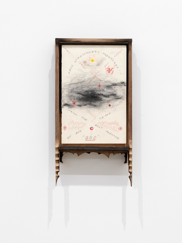 Harry Gould Harvey IV
Door To The Atmosphere, 2021
colored pencil and charcoal on paper, carved walnut from the Newport Mansions, MDF
12 x 6 1/2 x 2 ins.
30.5 x 16.5 x 5.1 cm