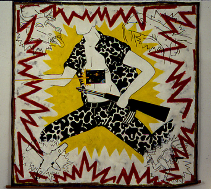 David Wojnarowicz, Untitled (Man with Rifle), 1983