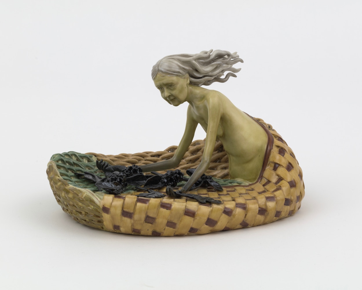 Jessica Stoller
Untitled (Eve&amp;rsquo;s herbs), 2022
porcelain, glaze, china paint
5 x 9 x 8 ins.
12.7 x 22.9 x 20.3 cm