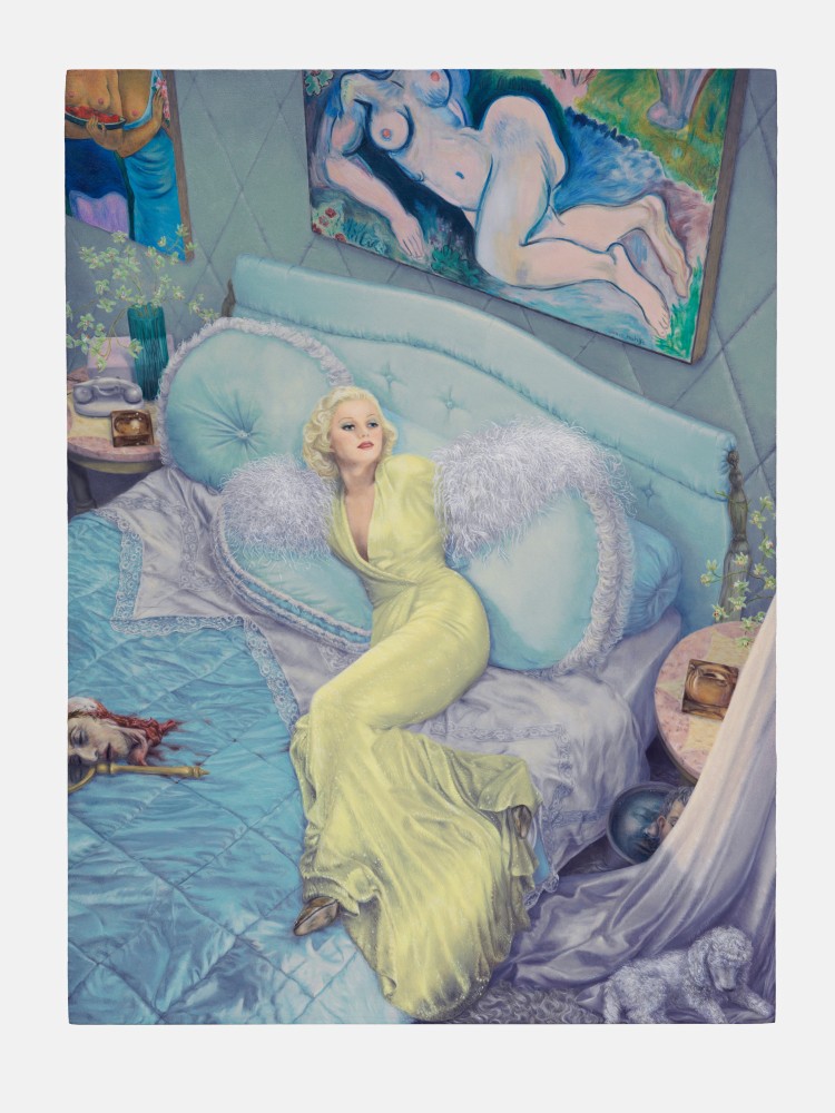 Hilary Harkness
Blue Nude with Blonde, 2014
oil on panel
11 5/8 x 8 5/8 ins.
29.5 x 21.9 cm