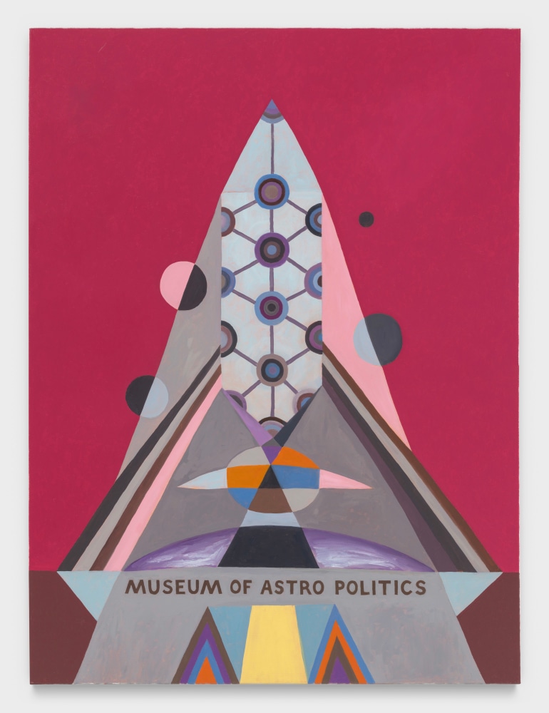 Suzanne Treister
Kabbalistic Futurism/Architectures/Museums/Museum of Astro Politics, 2022
oil on canvas
48 x 36 ins.
121.92 x 91.44 cm