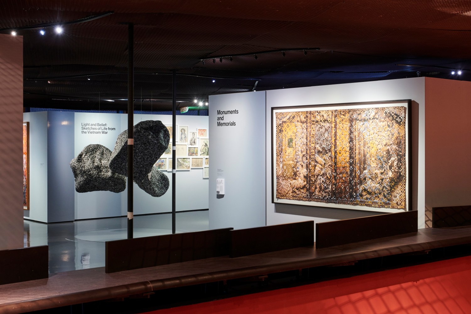 Musee du Quai Branly, Photographing the thread of memory, install 3