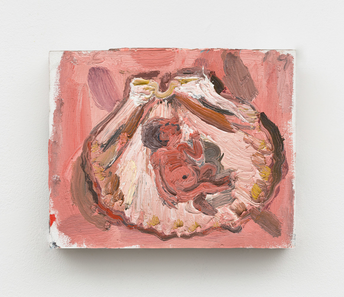 Allison Schulnik, Shell with Newborn Tupel