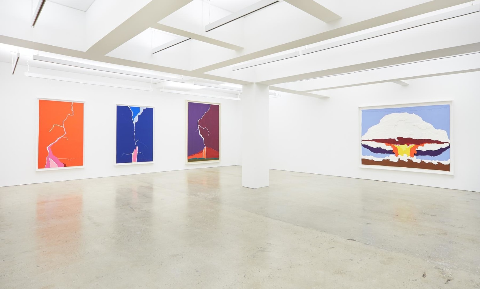 Piotr Uklanski: Collages Installation View 2 at Nahmad Contemporary