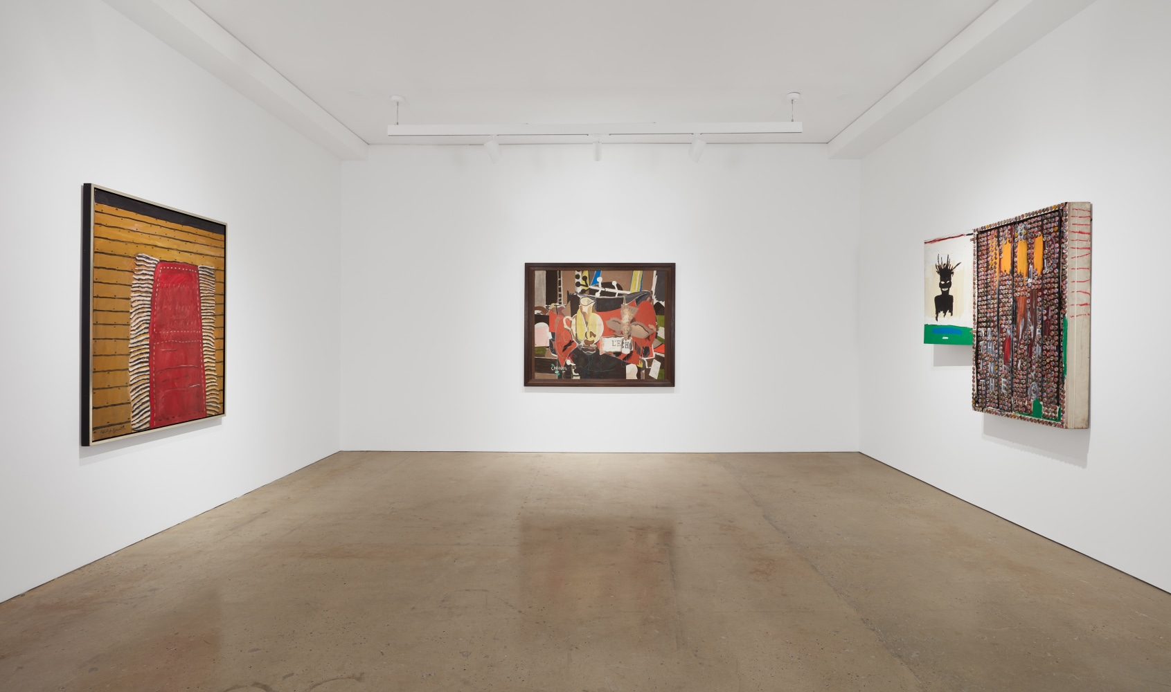 Installation view, Nahmad Contemporary.&amp;nbsp;&amp;copy; The Estate of Philip Guston, courtesy Hauser &amp;amp; Wirth.&amp;nbsp;Braque, Georges &amp;copy; 2023 Artists Rights Society (ARS), New York / ADAGP, Paris. &amp;copy; Estate of Jean-Michel Basquiat, licensed by Artestar, New York. Photography by Tom Powel Imaging.&amp;nbsp;
&amp;nbsp;