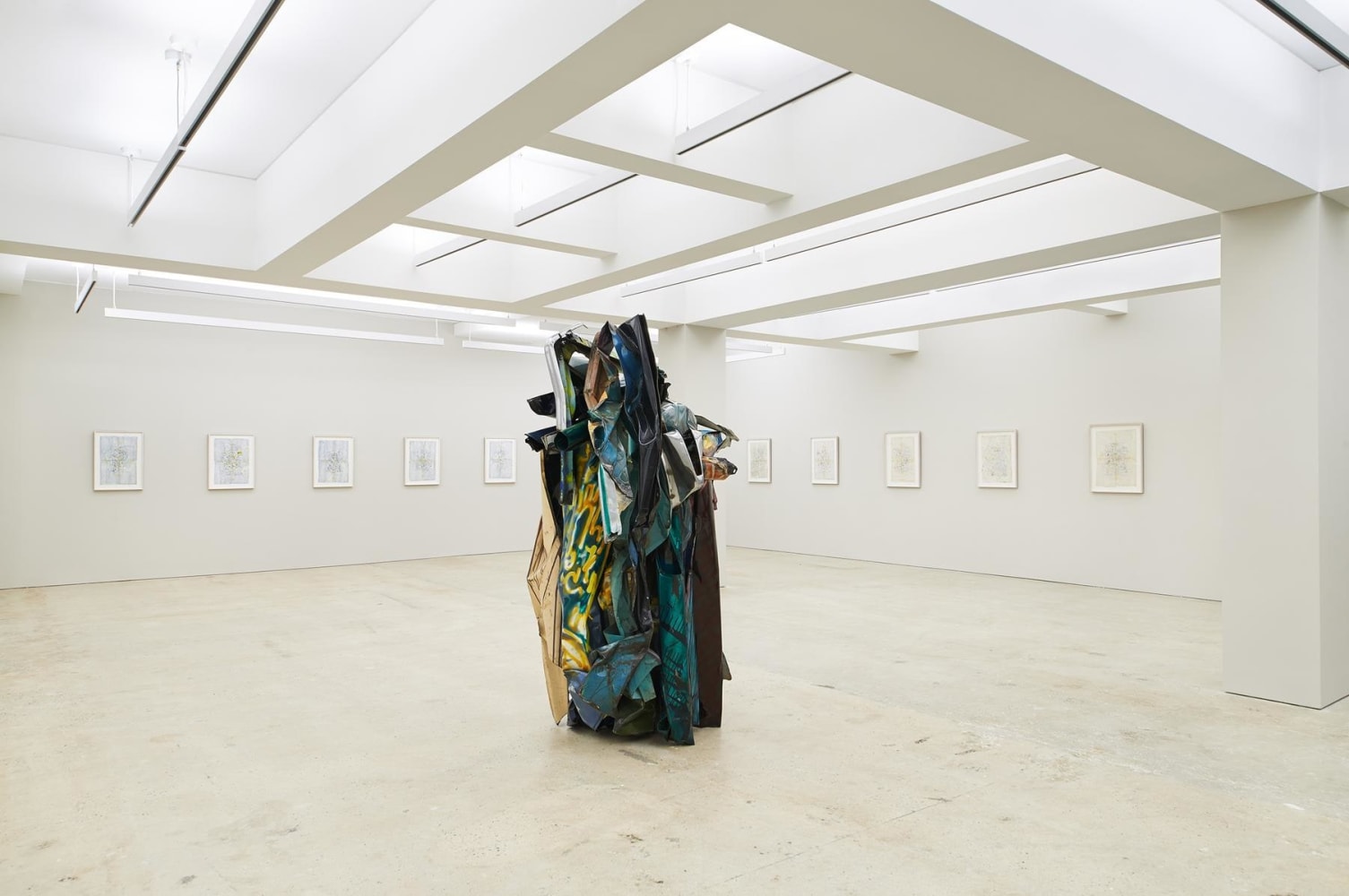Nahmad Contemporary, John Chamberlain Installation View 3