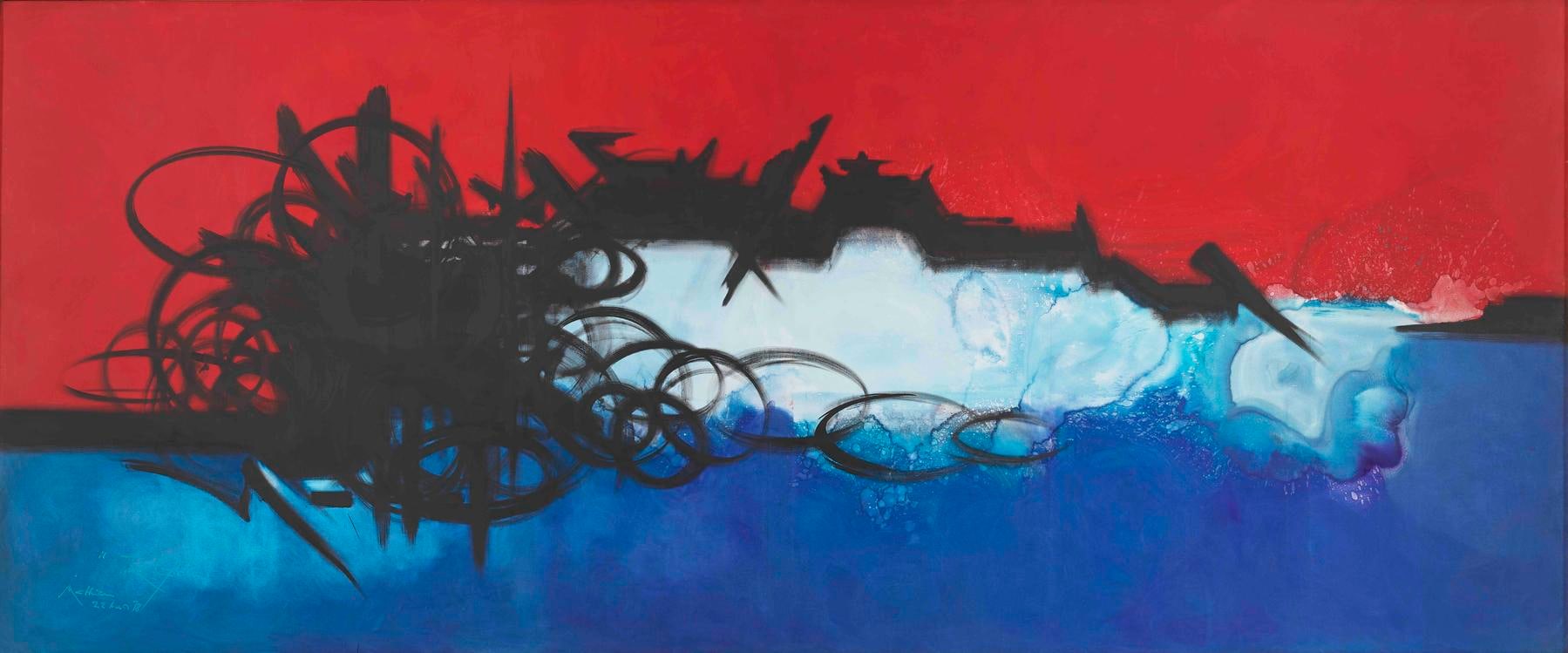 Tuz Golu, March 22, 1978
Oil on canvas
98.4 x 236.2 in / 250 x 600 cm