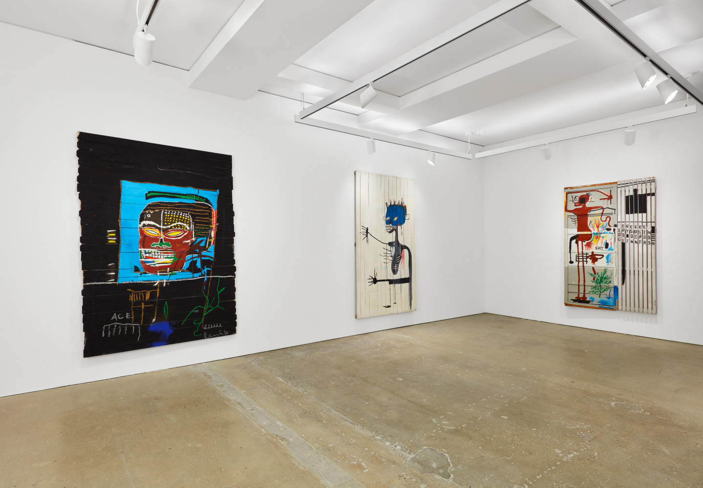 Installation view, Nahmad Contemporary. Photography by Tom Powel Imaging.&amp;nbsp;
Artwork &amp;copy; 2022 Estate of Jean-Michel Basquiat. Licensed by Artestar, New York