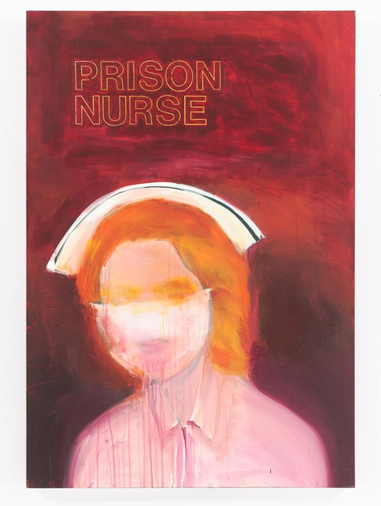 Richard Prince
Prison Nurse,&amp;nbsp;2003
Ink jet and acrylic on canvas
52 x 36 inches / 132 x 91 cm
&amp;copy; Richard Prince