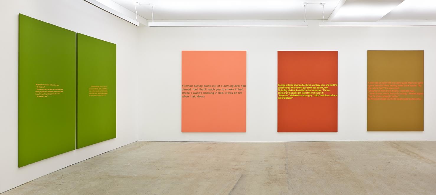 Installation view, Nahmad Contemporary. Photographs by Tom Powel Imaging