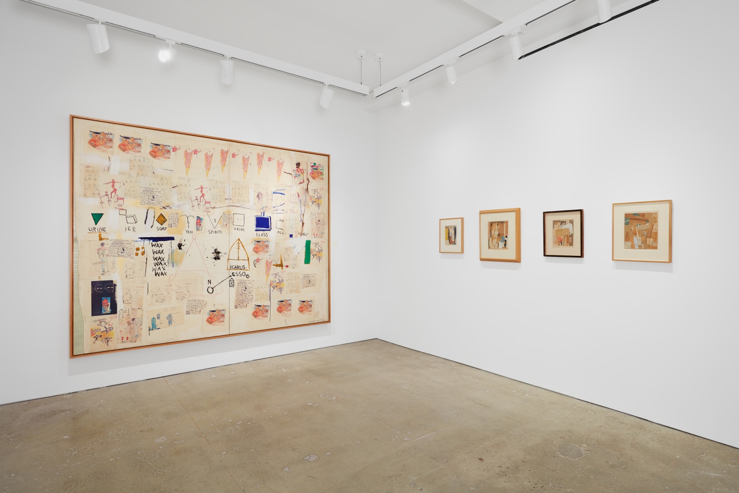 Installation view, Nahmad Contemporary. &amp;copy; Estate of Jean-Michel Basquiat, Licensed by Artestar, New York. Photography by Tom Powel Imaging.&amp;nbsp;