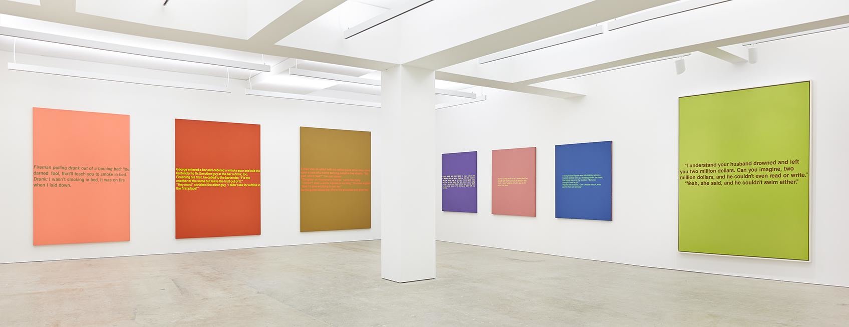 Installation view, Nahmad Contemporary. Photographs by Tom Powel Imaging