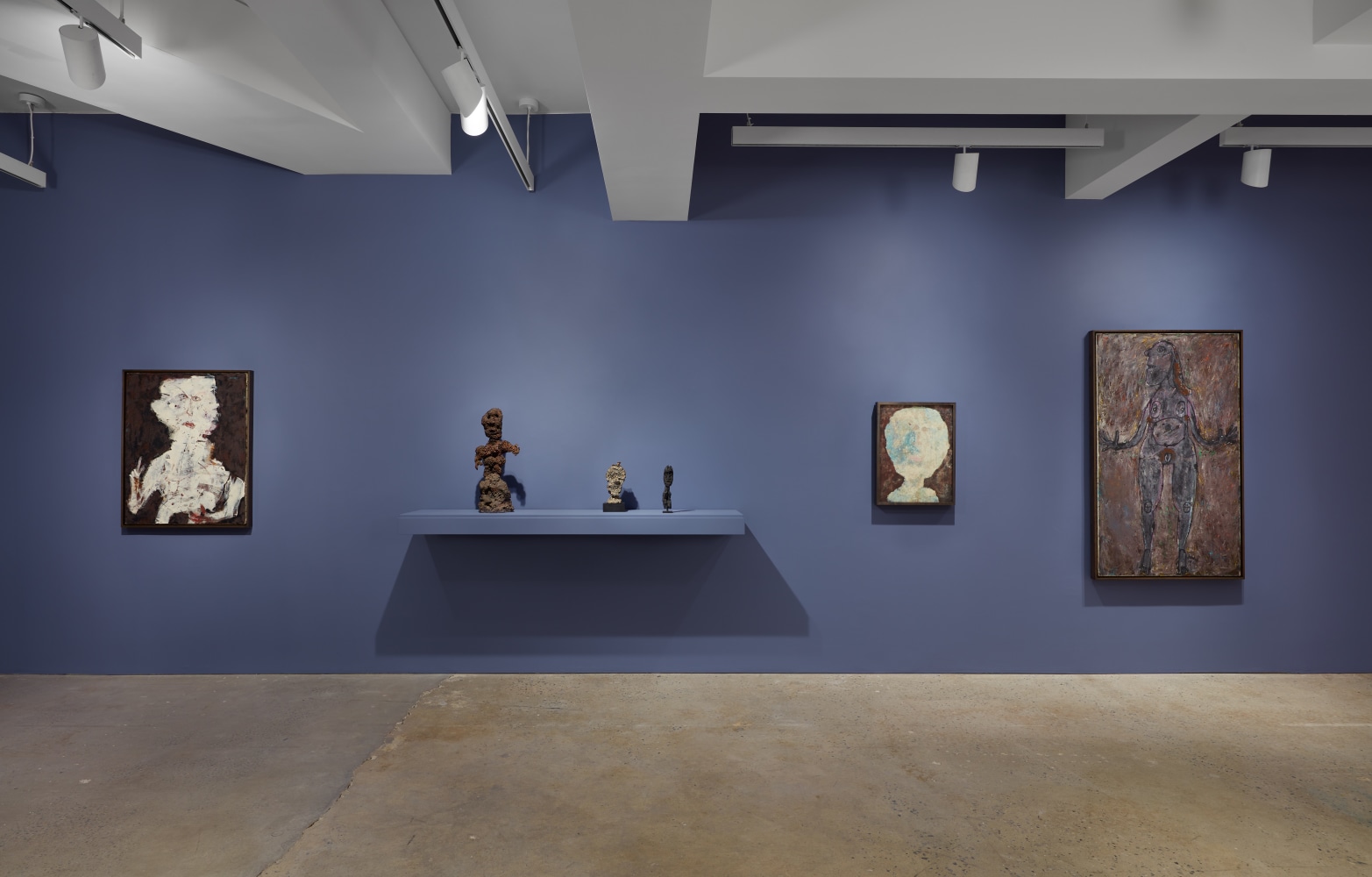 Installation view, &amp;ldquo;Dubuffet x Giacometti,&amp;rdquo; Nahmad Contemporary, New York, 2024. &amp;copy;️ Succession Alberto Giacometti / Artists Rights Society (ARS), NY 2024; &amp;copy;️ 2024 Artists Rights Society (ARS), New York / ADAGP, Paris. Photo by Tom Powel Imaging.