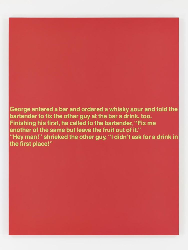 RICHARD PRINCE
The Other Guy,&amp;nbsp;1990
Acrylic and silkscreen ink on canvas
96 x 75 inches / 243.8 x 190.5 cm