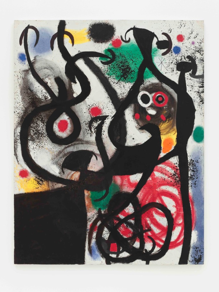 Joan Miró Femme et oiseau dans la nuit (Woman and Bird in the Night), February 14, 1968