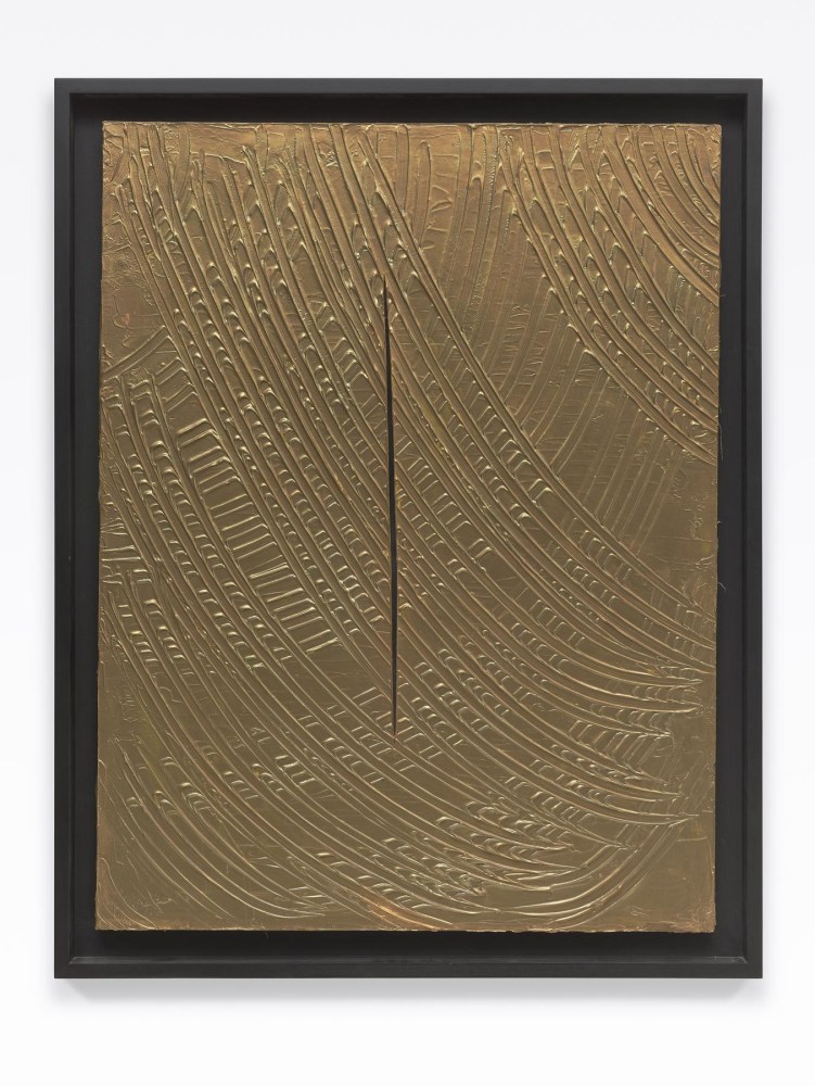 Lucio Fontana,&amp;nbsp;Concetto Spaziale,&amp;nbsp;1961, Oil on canvas, 45.75 x 35 in. (116 x 89 cm.)&amp;nbsp;&amp;copy; 2017 Artists Rights Society (ARS), New York / SIAE, Rome