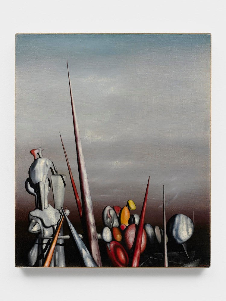 YVES TANGUY
The Waterseekers, 1945
Oil on canvas
18 x 15 inches (45.8 x 38 cm)&amp;nbsp;
&amp;copy; 2020 Estate of Yves Tanguy / Artists Rights Society (ARS), New York