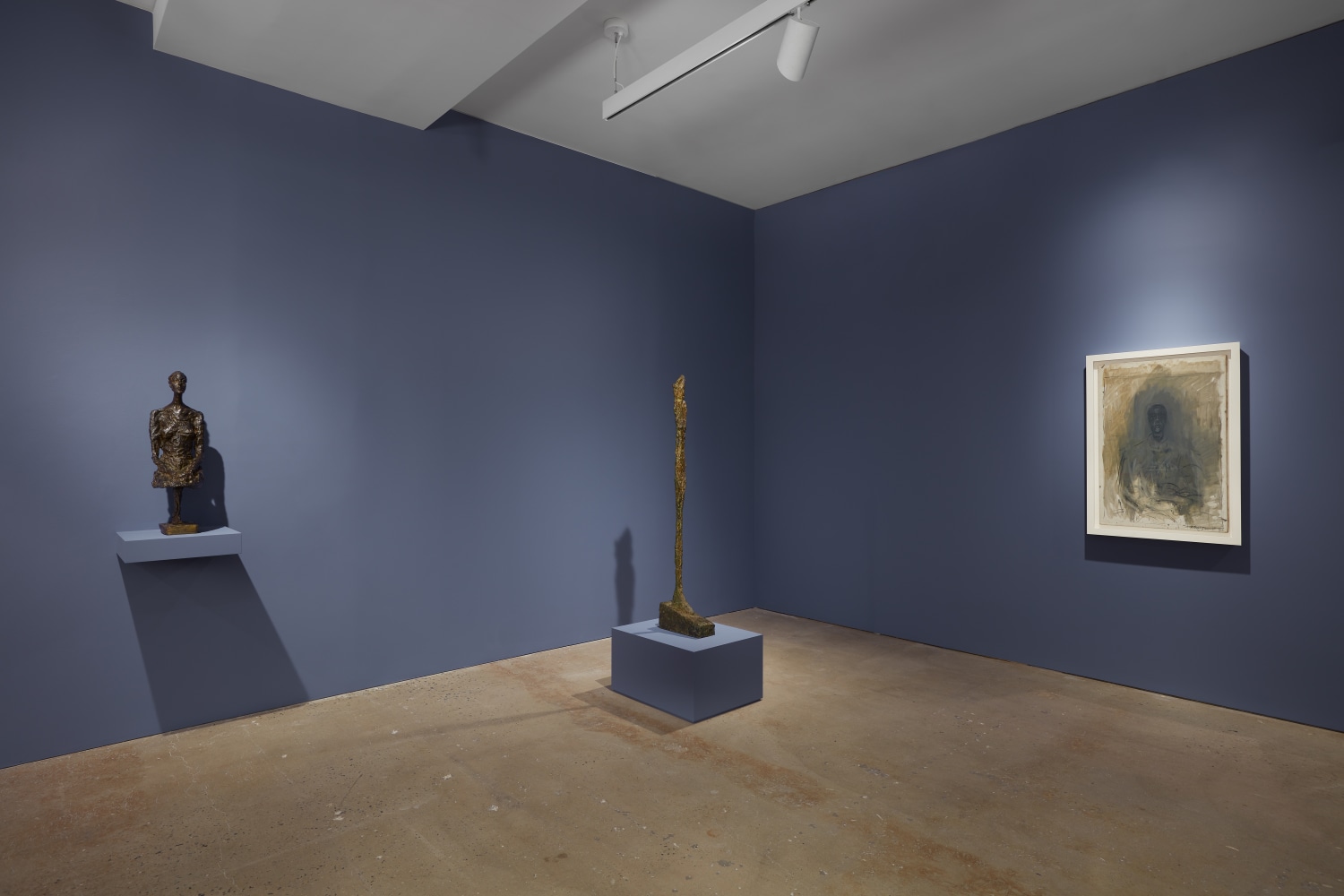 Installation view, &amp;ldquo;Dubuffet x Giacometti,&amp;rdquo; Nahmad Contemporary, New York, 2024. &amp;copy;️ Succession Alberto Giacometti / Artists Rights Society (ARS), NY 2024; &amp;copy;️ 2024 Artists Rights Society (ARS), New York / ADAGP, Paris. Photo by Tom Powel Imaging.