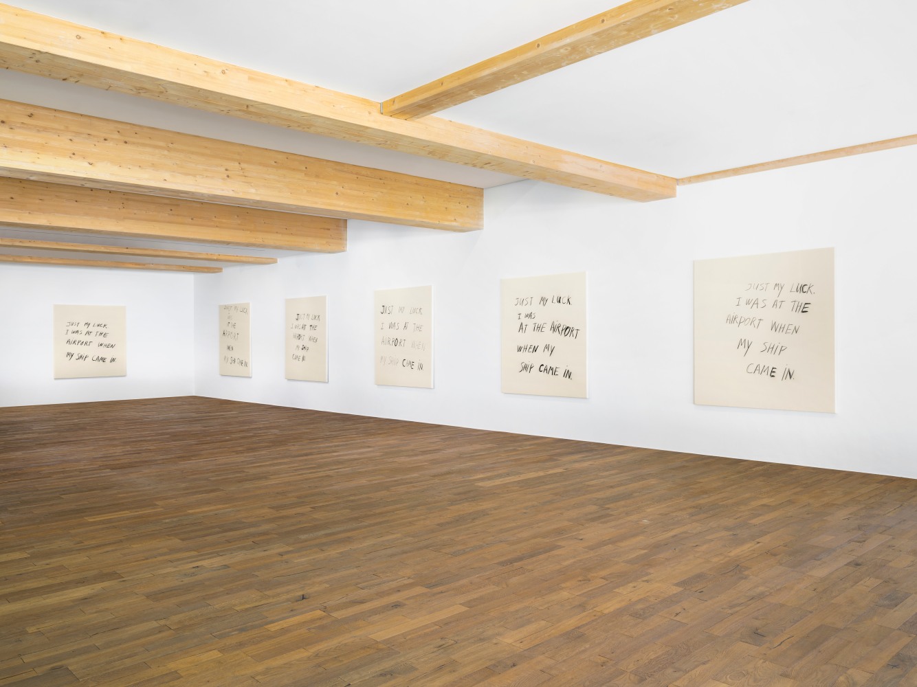 Installation view, Nahmad Contemporary at Tarmak22, Gtaad.&amp;nbsp;Photography by&amp;nbsp;Julien Gremaud.

&amp;copy; Richard Prince