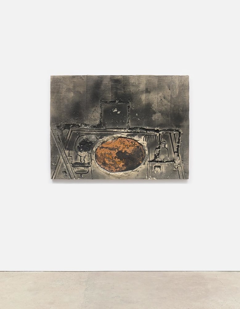 Ovals i Objectes (Oval Objects),&amp;nbsp;2000, Oil, sand, and mixed media on wood panel, 38 1/4 x 51 1/8 in. (97 x 130 cm.)&amp;nbsp;&amp;copy; 2017 Comissi&amp;oacute; T&amp;agrave;pies / Artists Rights Society (ARS), New York / VEGAP, Madrid