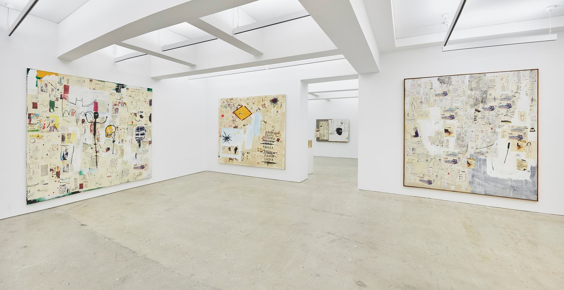 Installation view 7 of Jean-Michel Basquiat Xerox exhibition at Nahmad Contemporary