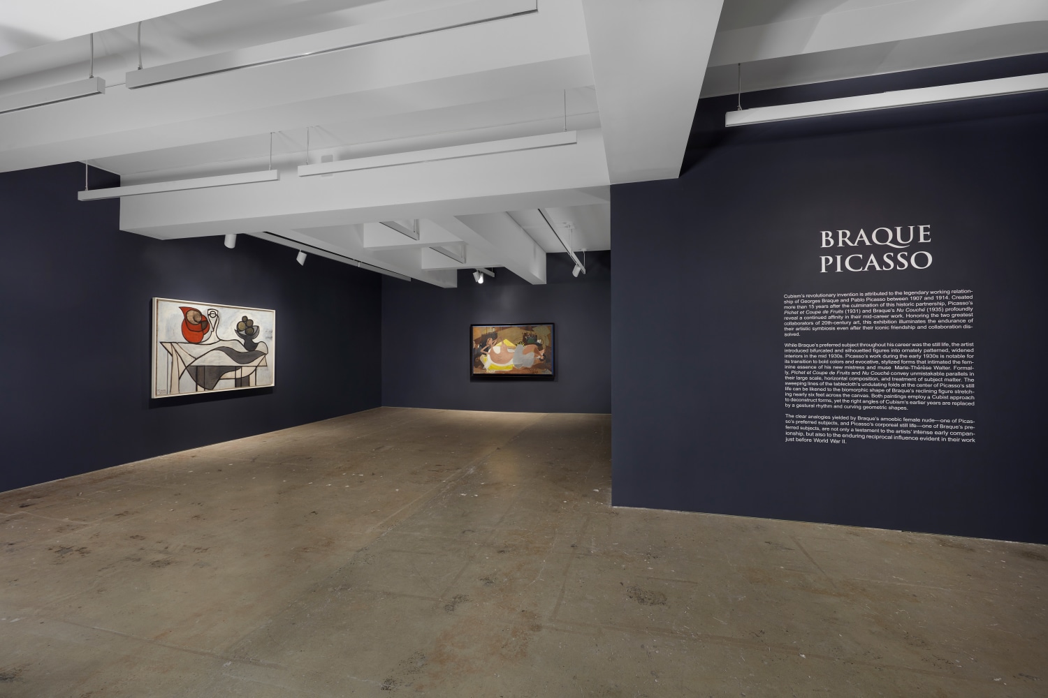 Installation View 1, BRAQUE | PICASSO at Nahmad Contemporary