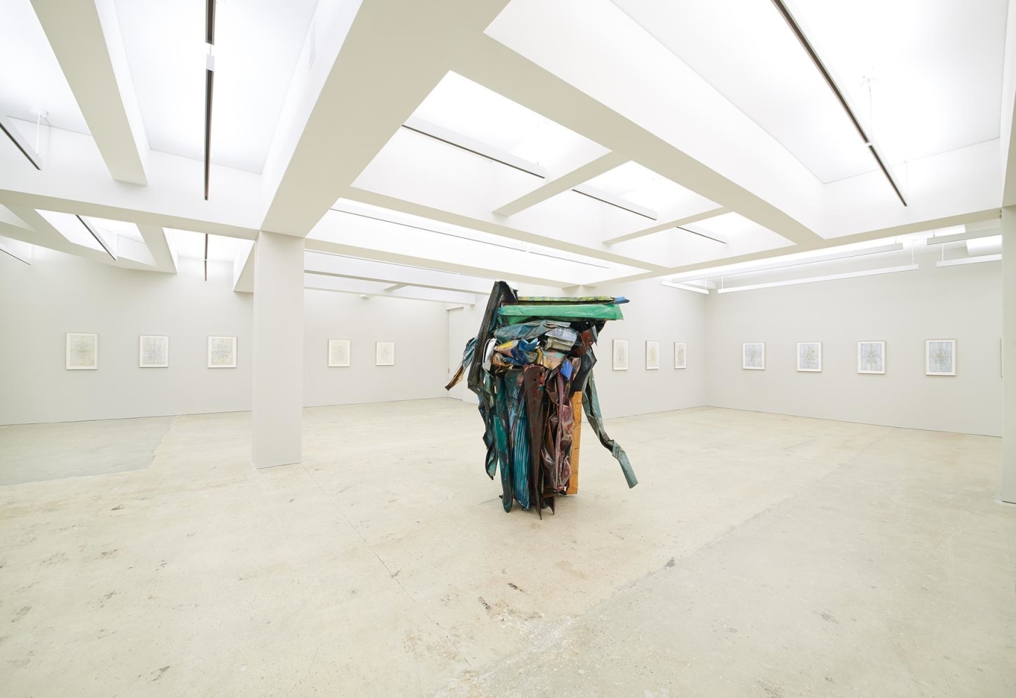 Nahmad Contemporary, John Chamberlain Installation View 2