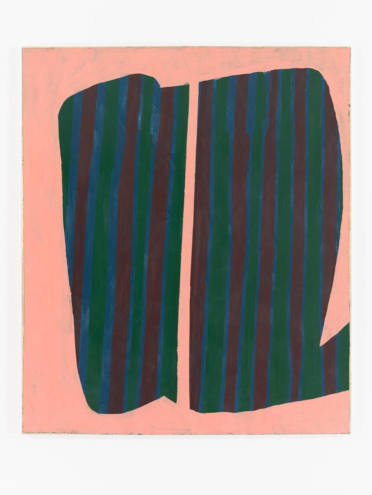 Photo-souvenir:&amp;nbsp;Enamel paint on cotton canvas, August 1965,&amp;nbsp;Enamel paint on cotton canvas (bed sheet), &amp;nbsp;92 1/2 x 80 in/&amp;nbsp;235 &amp;nbsp;x 204 cm.
Courtesy of the artist and Bortolami, New York&amp;nbsp;