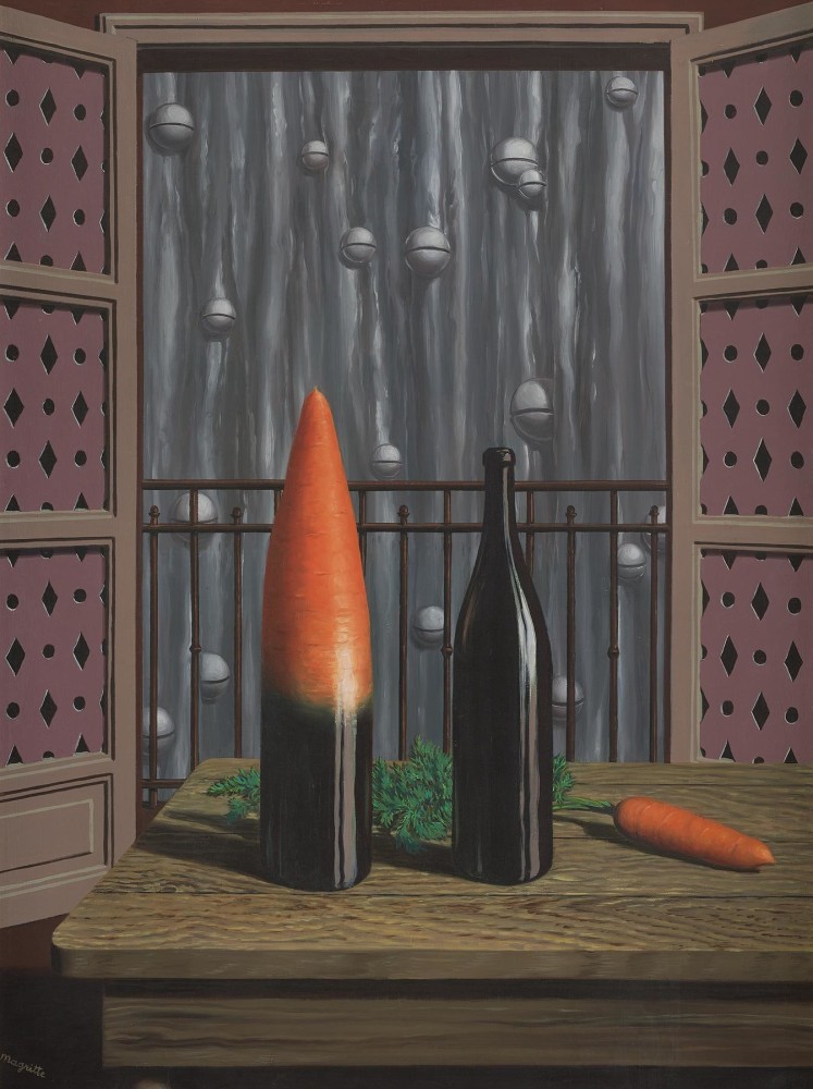 Rene Magritte
L&amp;#39;explication, 1952
Oil on canvas
31.5 x 23.75 inches / 80 x 60 cm
&amp;copy; 2016 C. Herscovici / Artists Rights Society (ARS), New York
