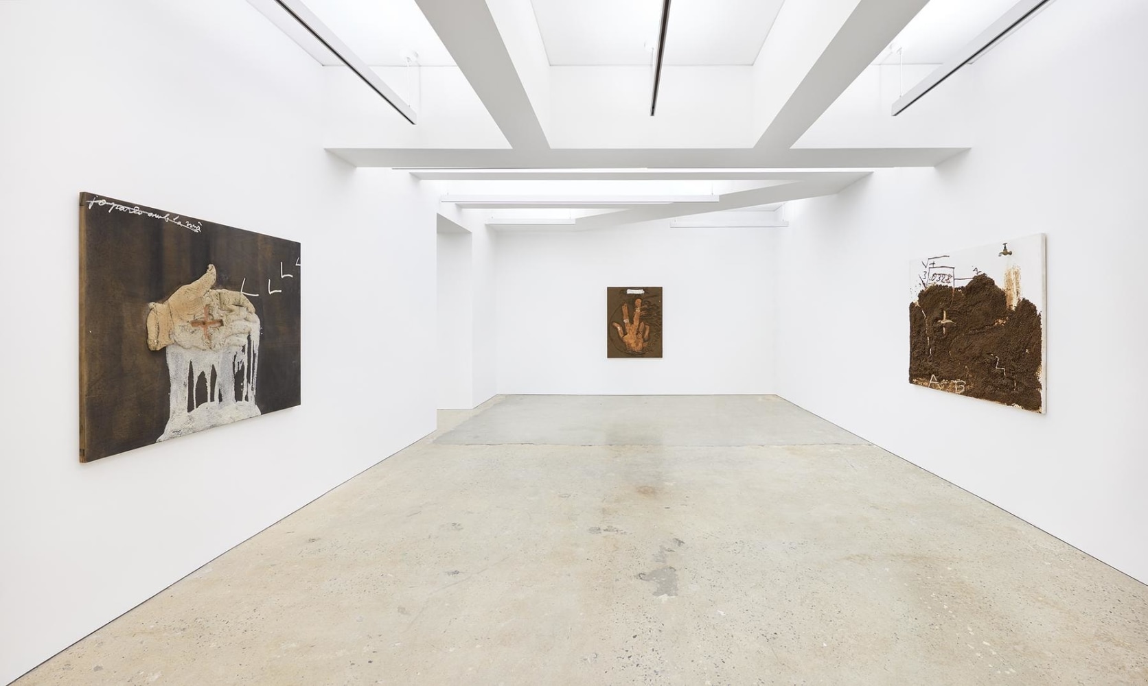 TÀPIES: PAINTINGS, 1970-2003&amp;nbsp;at Nahmad Contemporary. Photographs by Tom Powel Imaging.