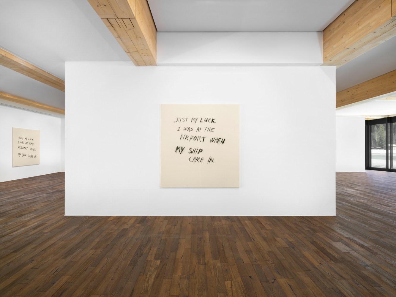 Installation view, Nahmad Contemporary at Tarmak22, Gtaad.&amp;nbsp;Photography by&amp;nbsp;Julien Gremaud

&amp;copy; Richard Prince