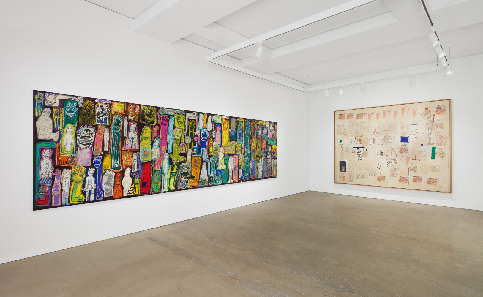 Installation view, Nahmad Contemporary. &amp;copy; RIchard Prince Studio
&amp;copy; 2023 Estate of Jean-Michel Basquiat. Licensed by Artestar, New York. Photography by Tom Powel Imaging.