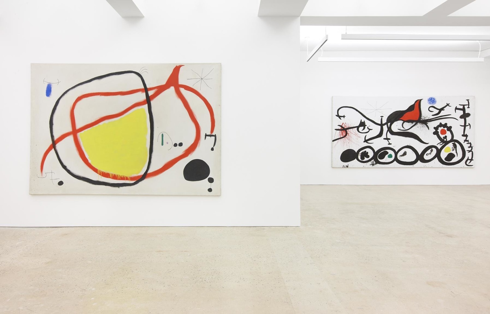 Nahmad Contemporary, Joan Miro, Oiseaux dans L'espace Installation View 5