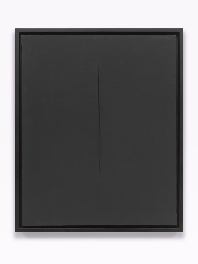 Lucio Fontana,&amp;nbsp;Concetto Spaziale, Attese,&amp;nbsp;1968, Waterpaint on canvas, 39.5 x 32 in. (100 x 81 cm.)&amp;nbsp;&amp;copy; 2017 Artists Rights Society (ARS), New York / SIAE, Rome