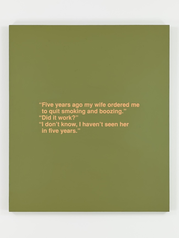 RICHARD PRINCE
Five Years Ago,&amp;nbsp;1994
Acrylic and silkscreen on canvas
56 x 48 inches / 142.2 x 121.9 cm