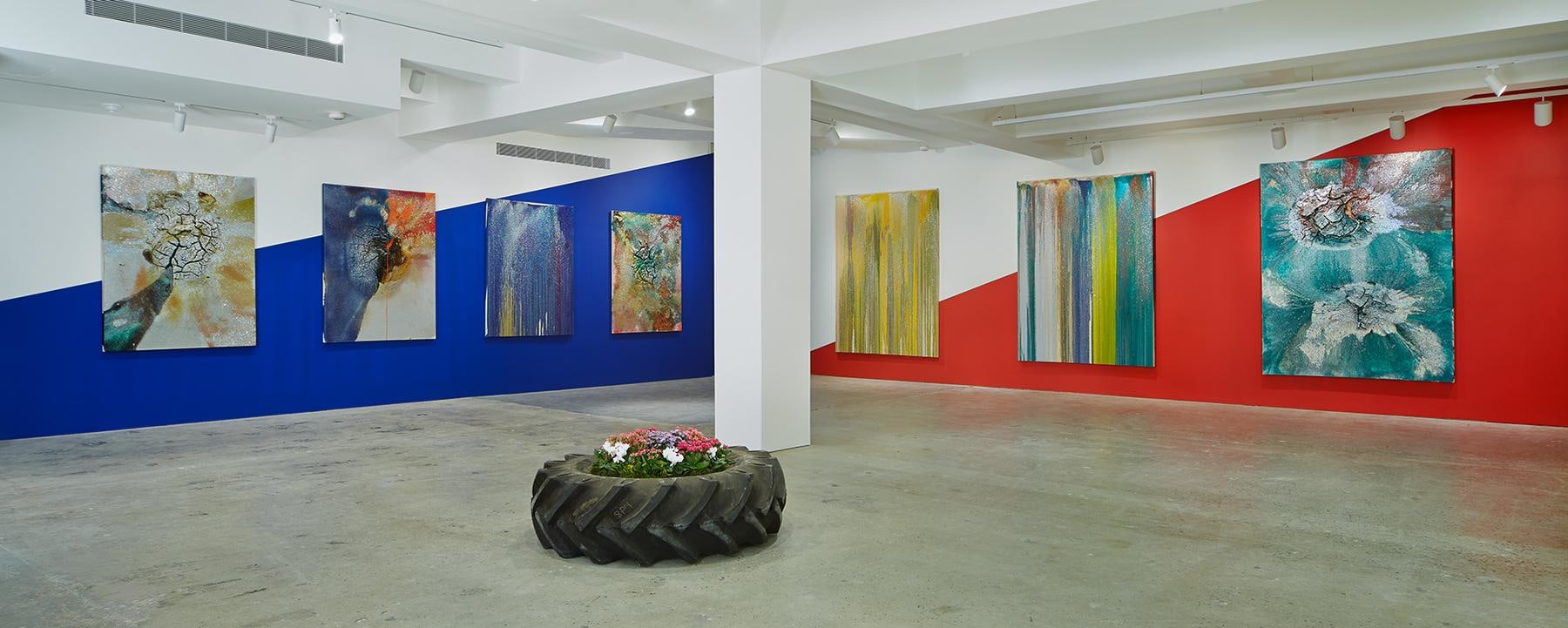 Installation view, Nahmad Contemporary. Photographs by Tom Powel Imaging
