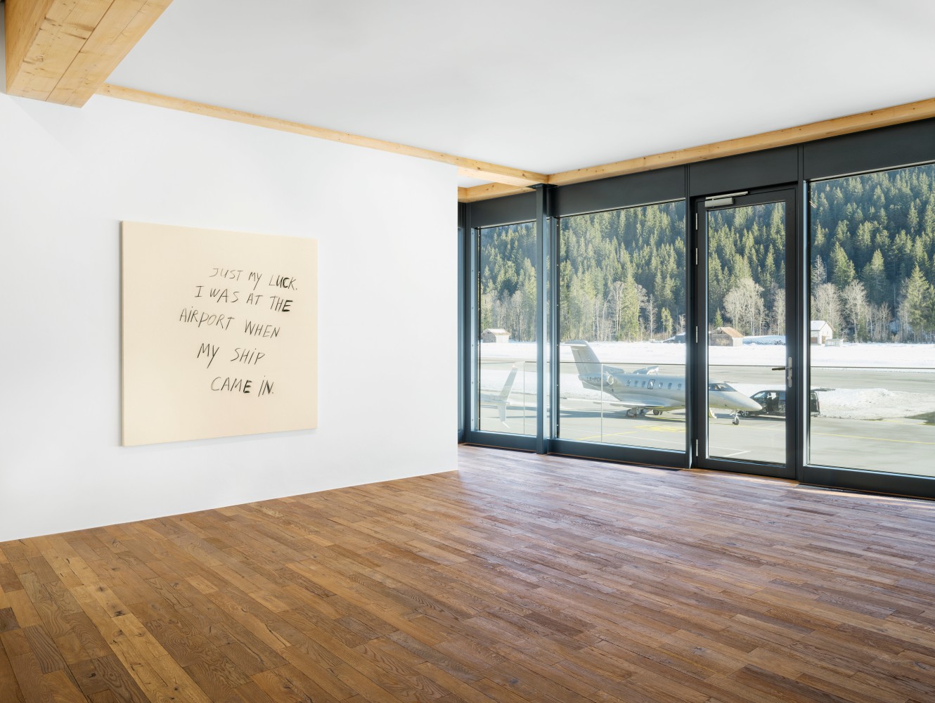 Installation view, Nahmad Contemporary at Tarmak22, Gtaad.&amp;nbsp;Photography by&amp;nbsp;Julien Gremaud

&amp;copy; Richard Prince