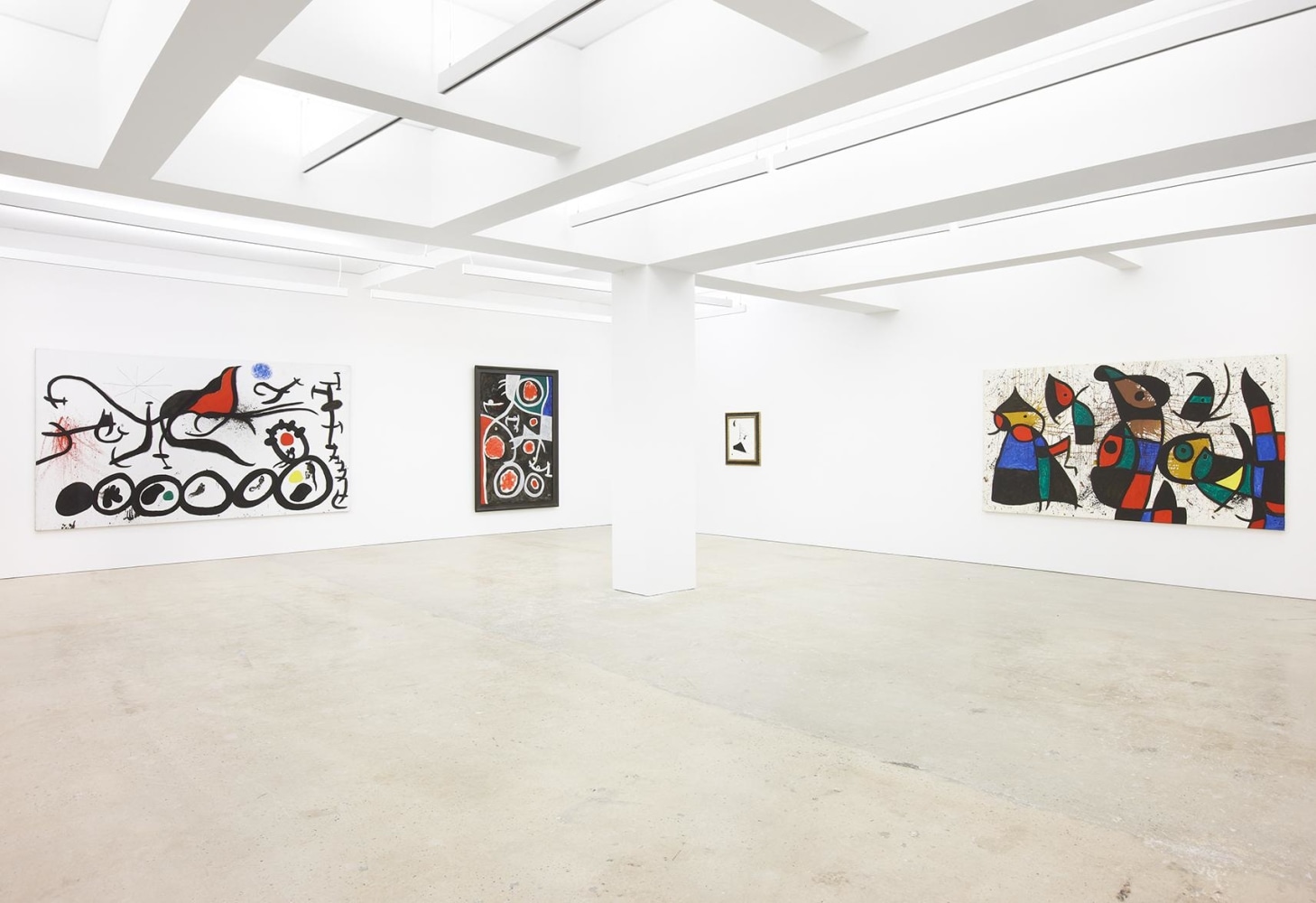 Nahmad Contemporary, Joan Miro, Oiseaux dans L'espace Installation View 2