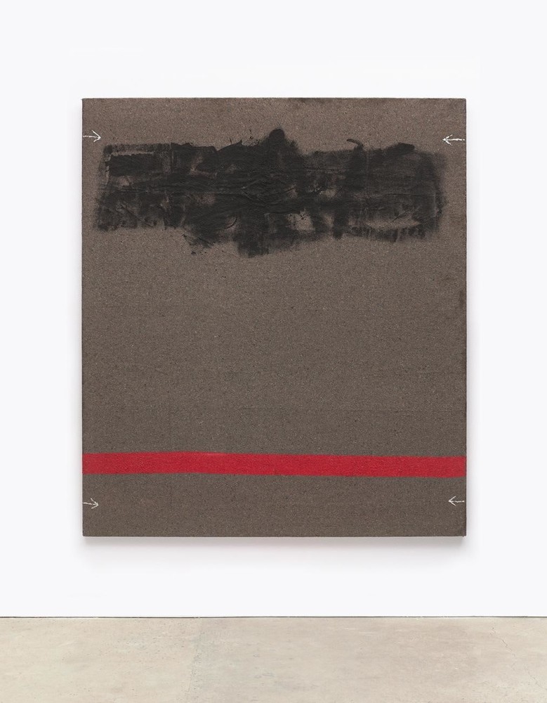 Mancha Negra y Flechas (Black Mark and Arrows),&amp;nbsp;1978, Acrylic on woolen blanket laid down on canvas, 65 3/4 x 57 1/2 in. (167 x 146 cm.)&amp;nbsp;&amp;copy; 2017 Comissi&amp;oacute; T&amp;agrave;pies / Artists Rights Society (ARS), New York / VEGAP, Madrid