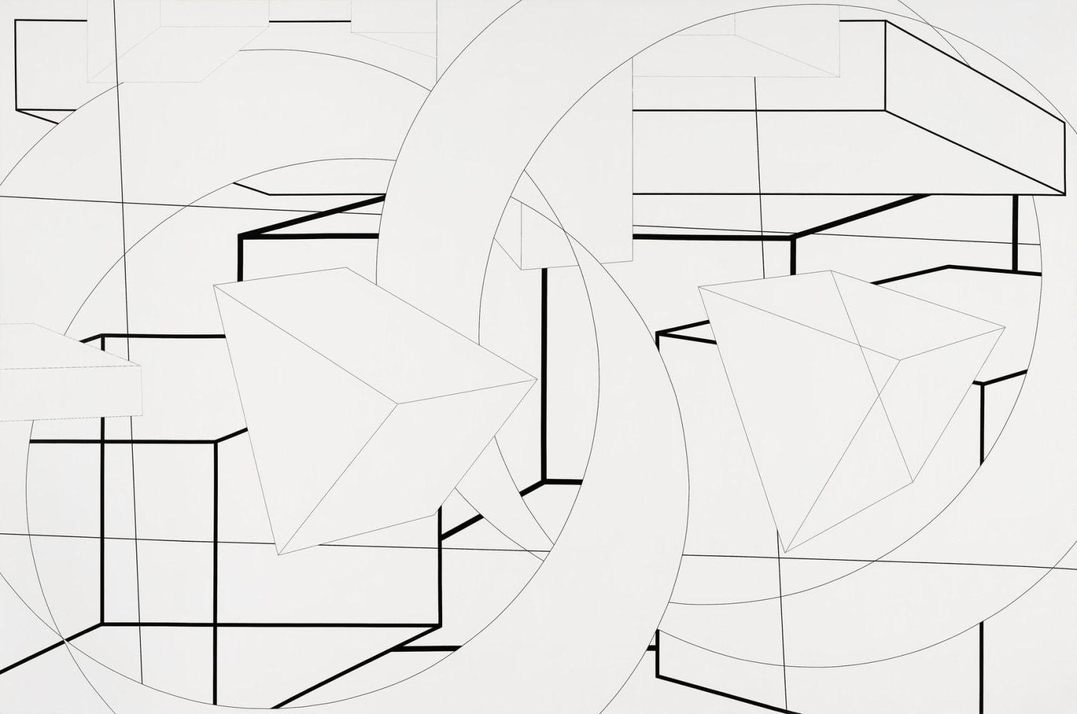 South-Southwest
1973
Acrylic on canvas
96 x 144 inches
Collection of the Whitney Museum of American Art, New York