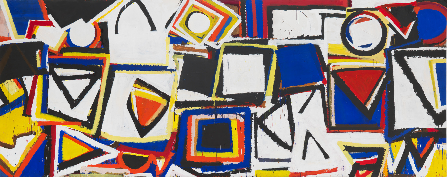 Taxi Cab IV

1959

Acrylic on paper over canvas, mounted on board

108 x 276 inches