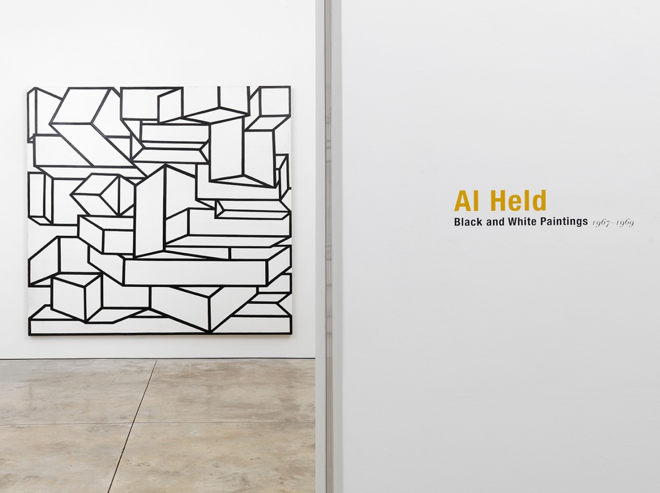 Al Held: Black and White Paintings 1967